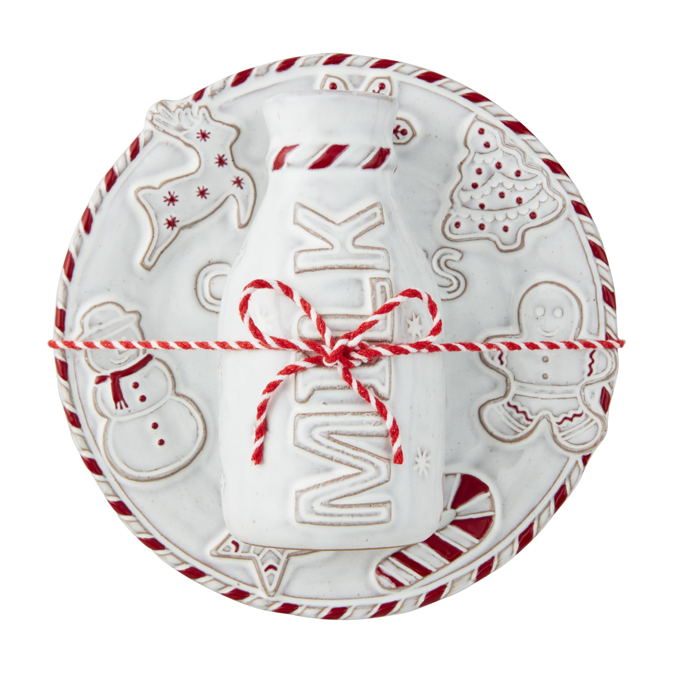 Festive Gingerbread Milk Santa Set - 6.5