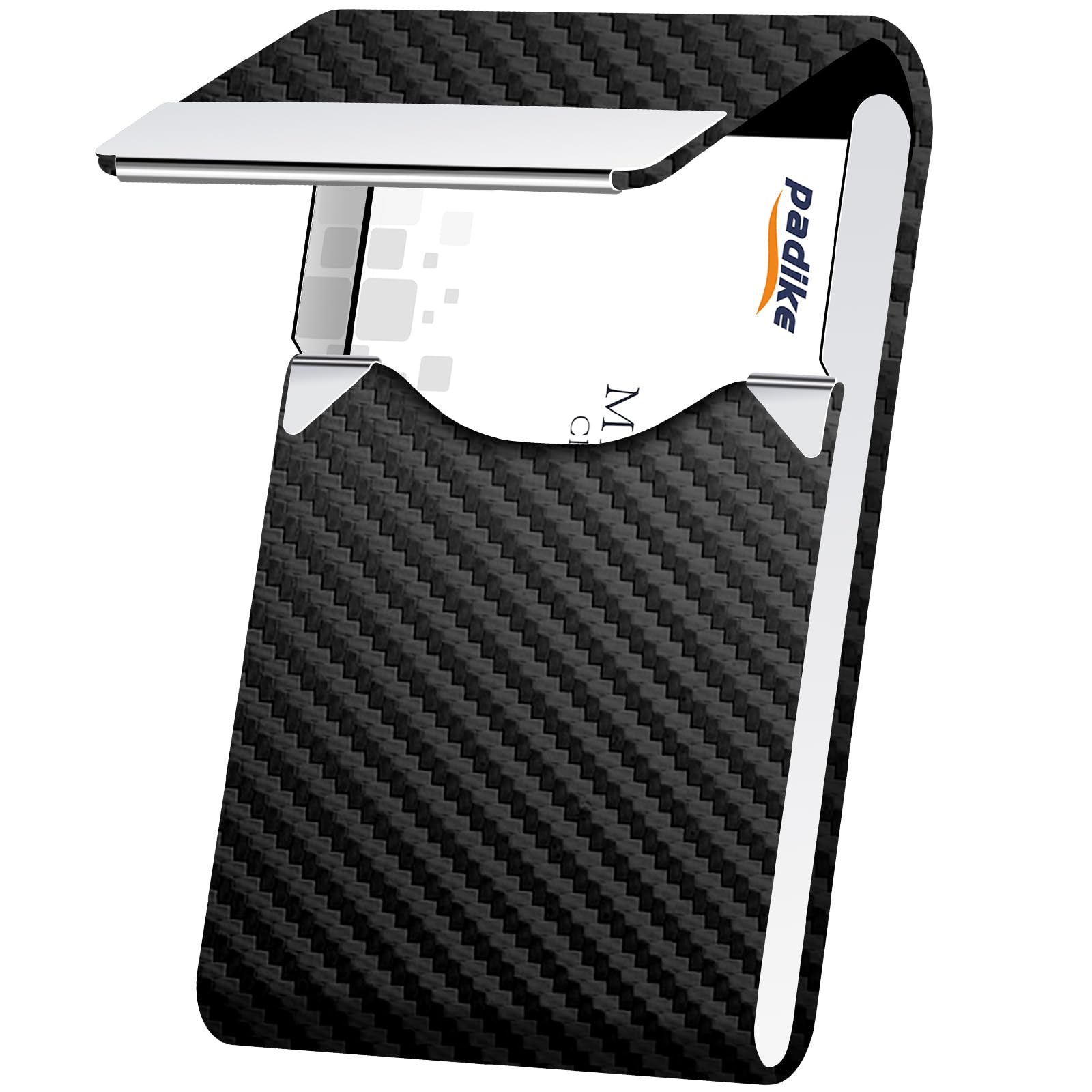 Premium PU Leather Business Card Holder - Slim Metal Pocket Card Case with Magnetic Closure for Professionals (Black) - Perfect for Networking Events, Business Meetings & Office Use