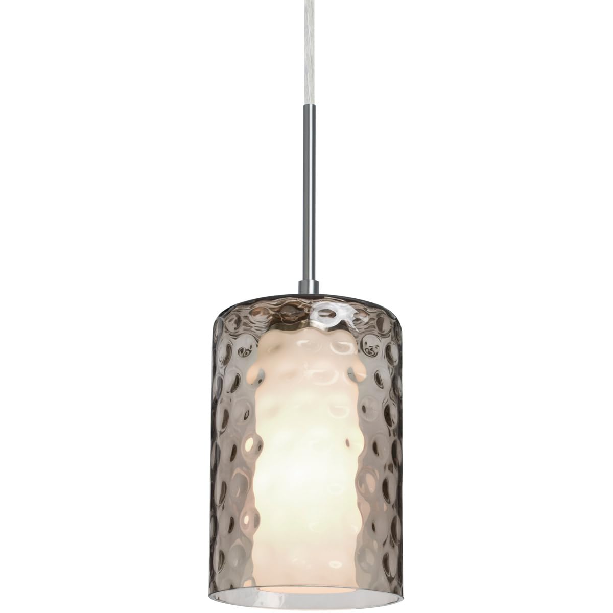 1JT-ESASM-LED-SN Modern LED Pendant Light - ESA Collection - 4.7 Inch Dimmable Hanging Fixture - Perfect for Kitchen Island, Dining Room & Bedroom Lighting