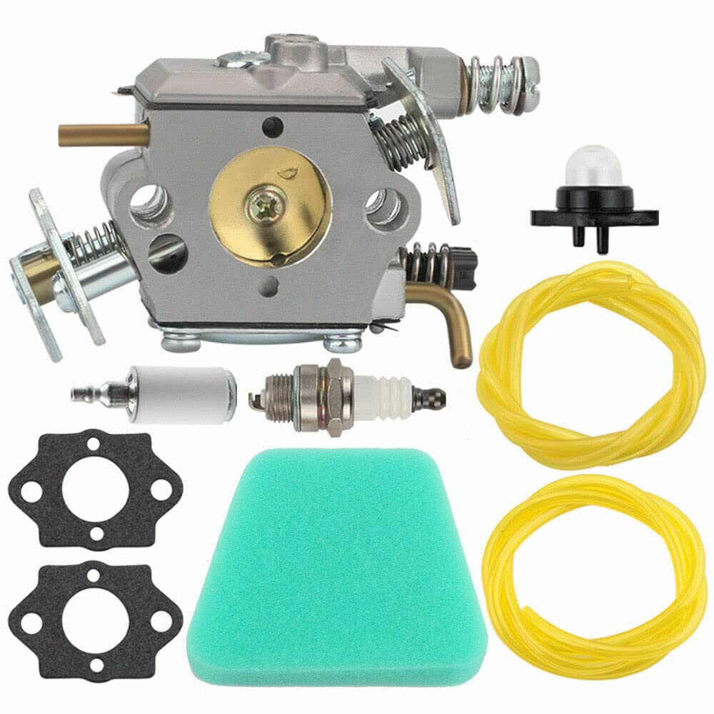 Poulan 2350 2375 2450 2550 2250 222 262 Chainsaw Carburetor Replacement Kit - Genuine Carb Repair Parts for Poulan Gas Chainsaws - Perfect for DIY Maintenance & Engine Performance Restoration