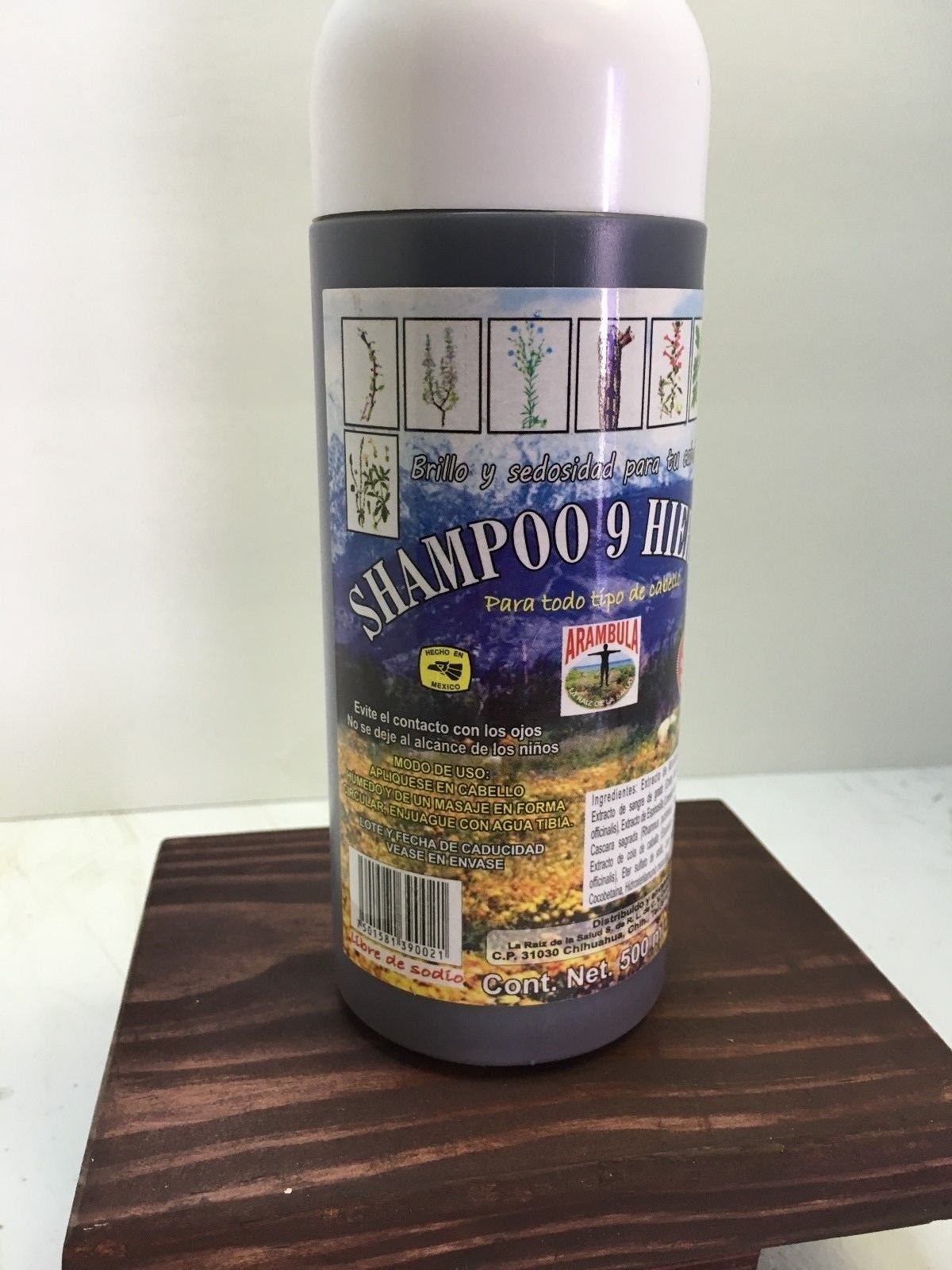 9 Herbs Natural Shampoo for Hair Growth & Scalp Care - Organic Hair Treatment for Dry, Damaged Hair - Perfect for Daily Use & Hair Repair Routine