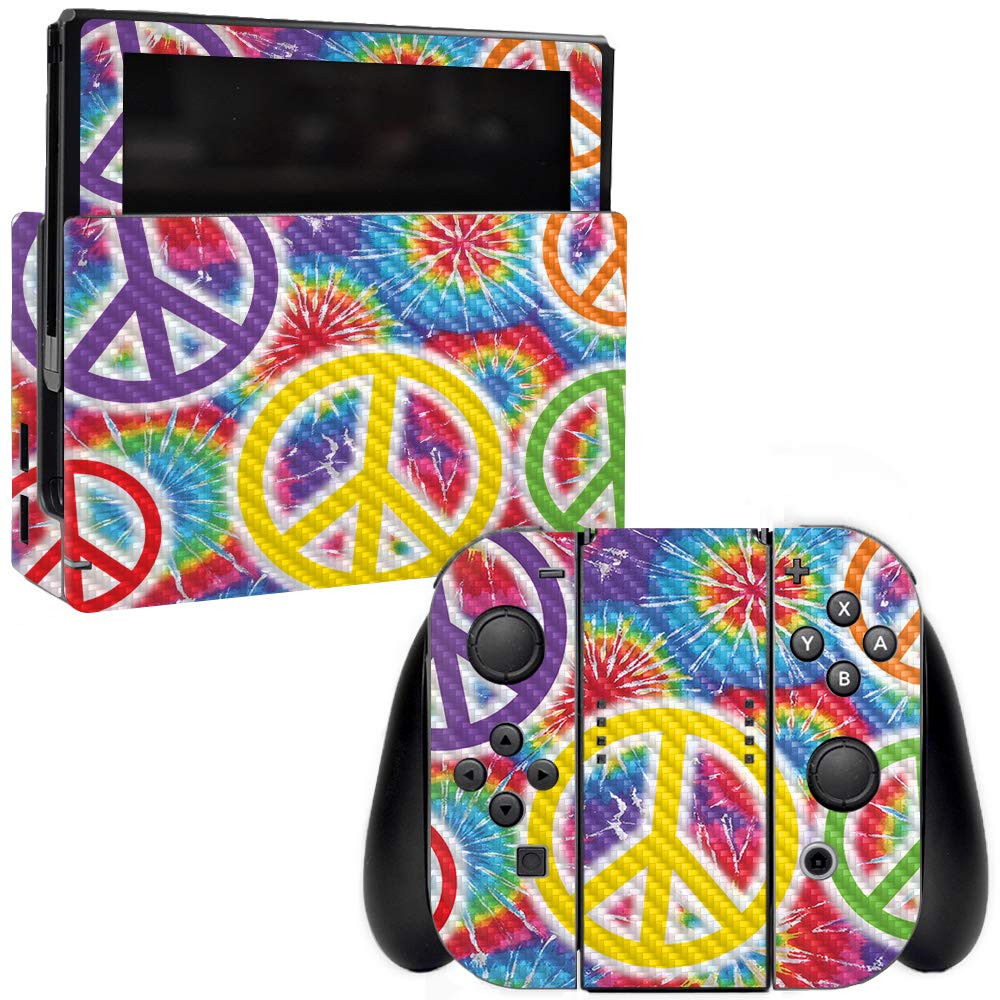 Premium Carbon Fiber Skin for Nintendo Switch - Protective & Durable Textured Finish | Easy to Apply & Remove | Made in USA | Perfect for Gaming, Travel & Style Customization