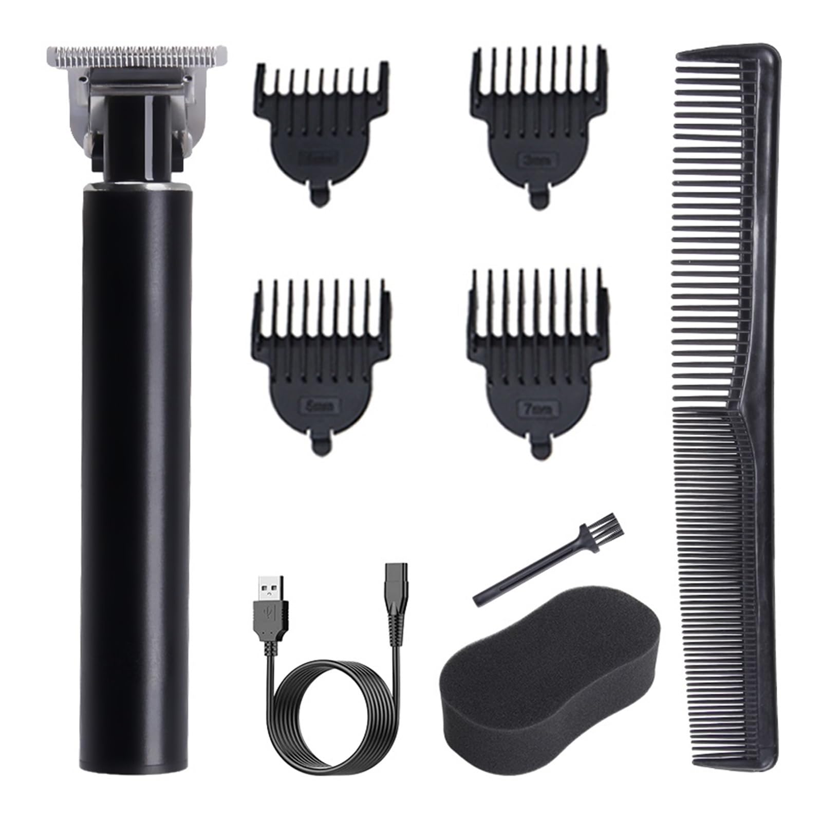 Professional Cordless Electric Shaver & Beard Trimmer for Men - 0mm Razor Haircut Machine with Precision Blades | Perfect for Home Grooming, Travel & Professional Barbershop Use