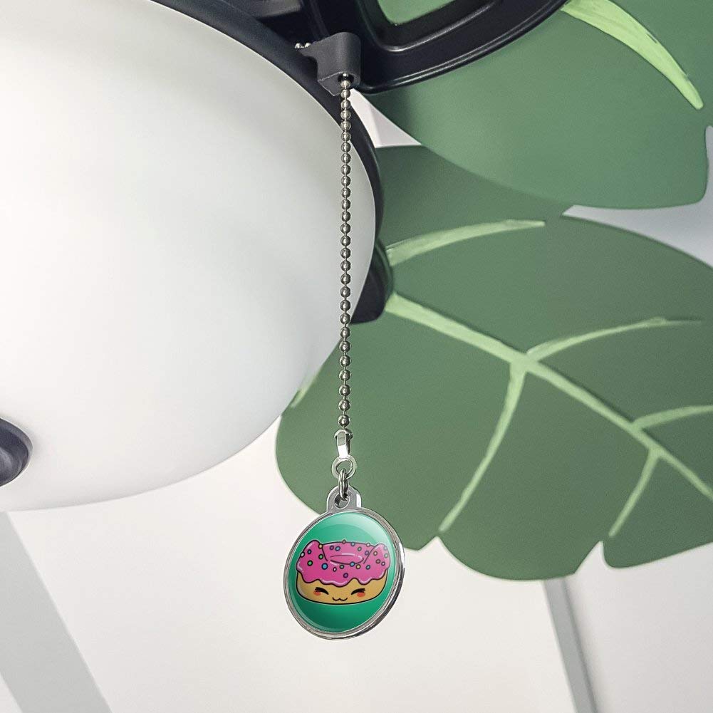 Cute Kawaii Cat Donut Ceiling Fan Pull Chain - Adorable Anime Style Light Switch Decor for Bedroom, Kids Room & Nursery - Whimsical Home Accessories for Cat Lovers