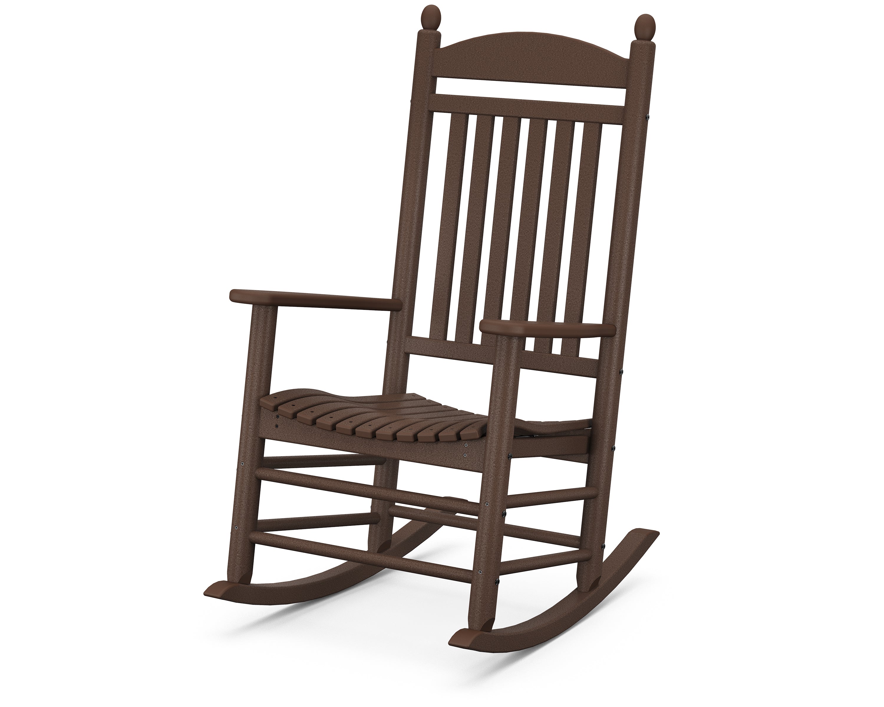 POLYWOOD Jefferson Rocker - Durable Outdoor Rocking Chair with Weather-Resistant HDPE Material, Perfect for Patio, Garden, and Porch Relaxation
