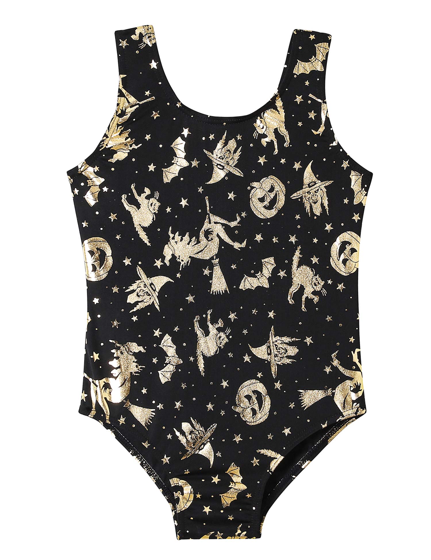 Sparkle Rainbow Gymnastics Leotard for Girls - Glitter Dance Leotard with Comfortable Fit - Perfect for Ballet, Cheerleading & Performance Costumes