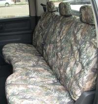 Premium Dark Gray Twill Durafit Seat Covers - Exact Fit for 2009-2010 Dodge Ram 1500 & 2010 Ram 2500-3500 - Durable Truck Seat Protection for Work & Off-Road Adventures