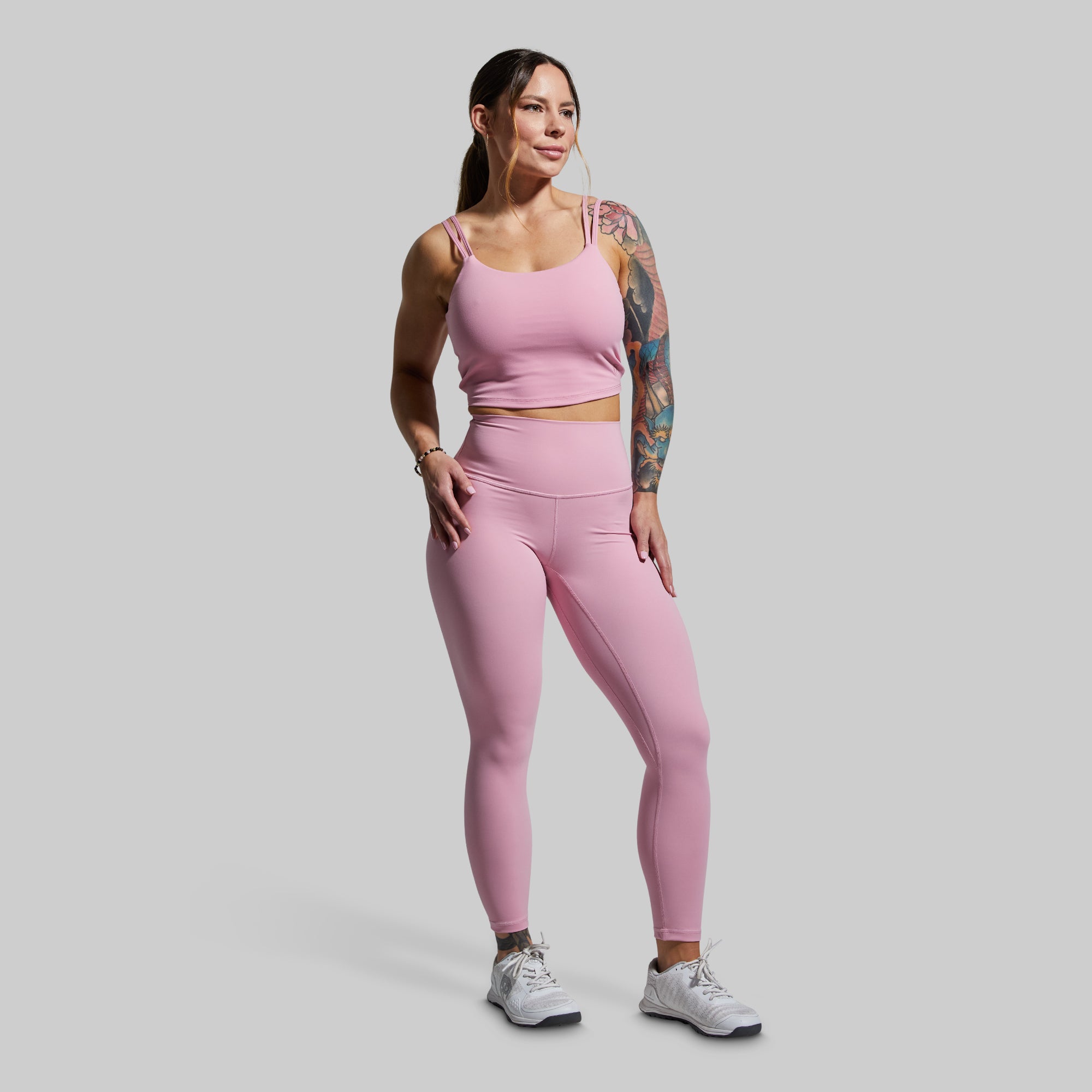 Your Go To Legging 2.0 - High Waist Yoga Pants for Women, Mystic Pink, Soft Stretchy Workout Leggings - Perfect for Yoga, Gym, Running & Lounge Wear