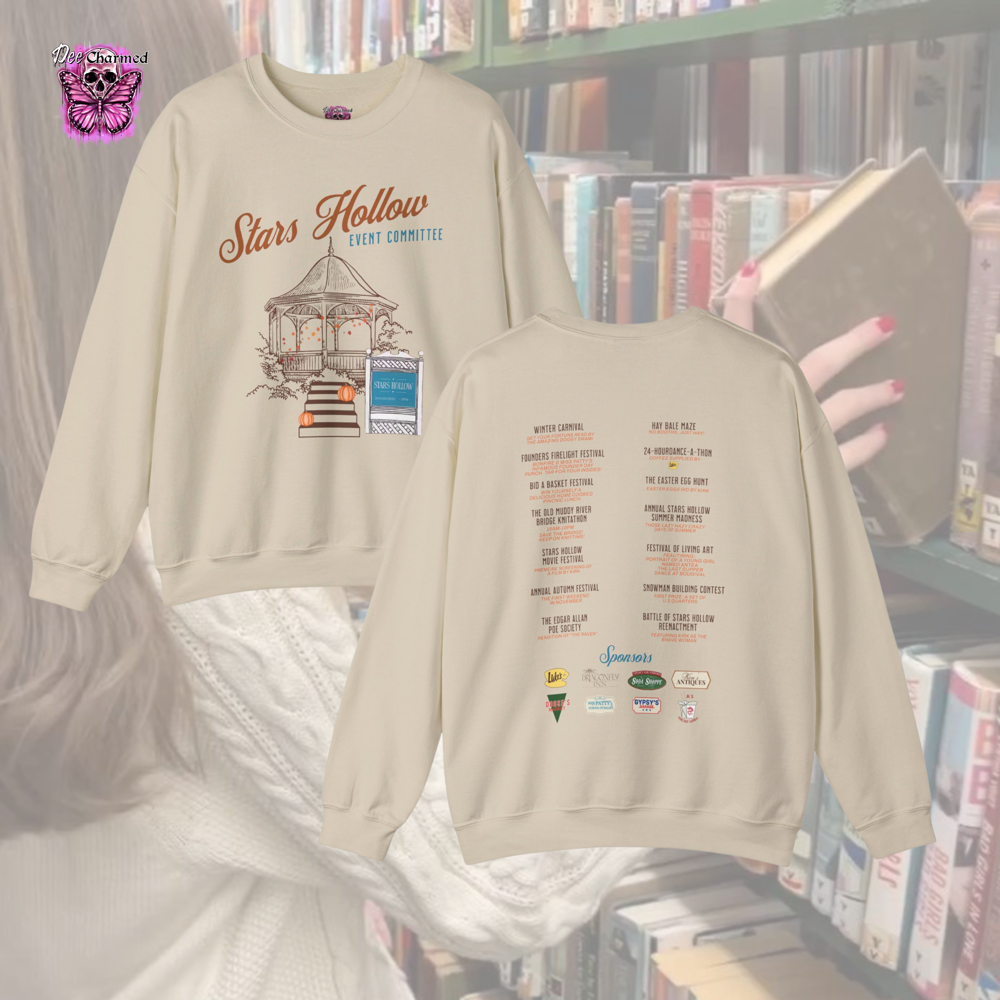 Stars Hollow Event Committee Crew T-Shirt - Official Merchandise for Fans & Supporters - Perfect for TV Show Events, Fan Meetups & Casual Wear
