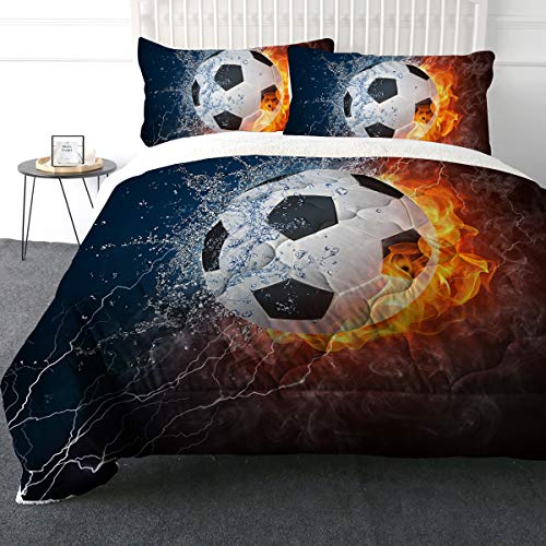 Fire and Ice Soccer Ball