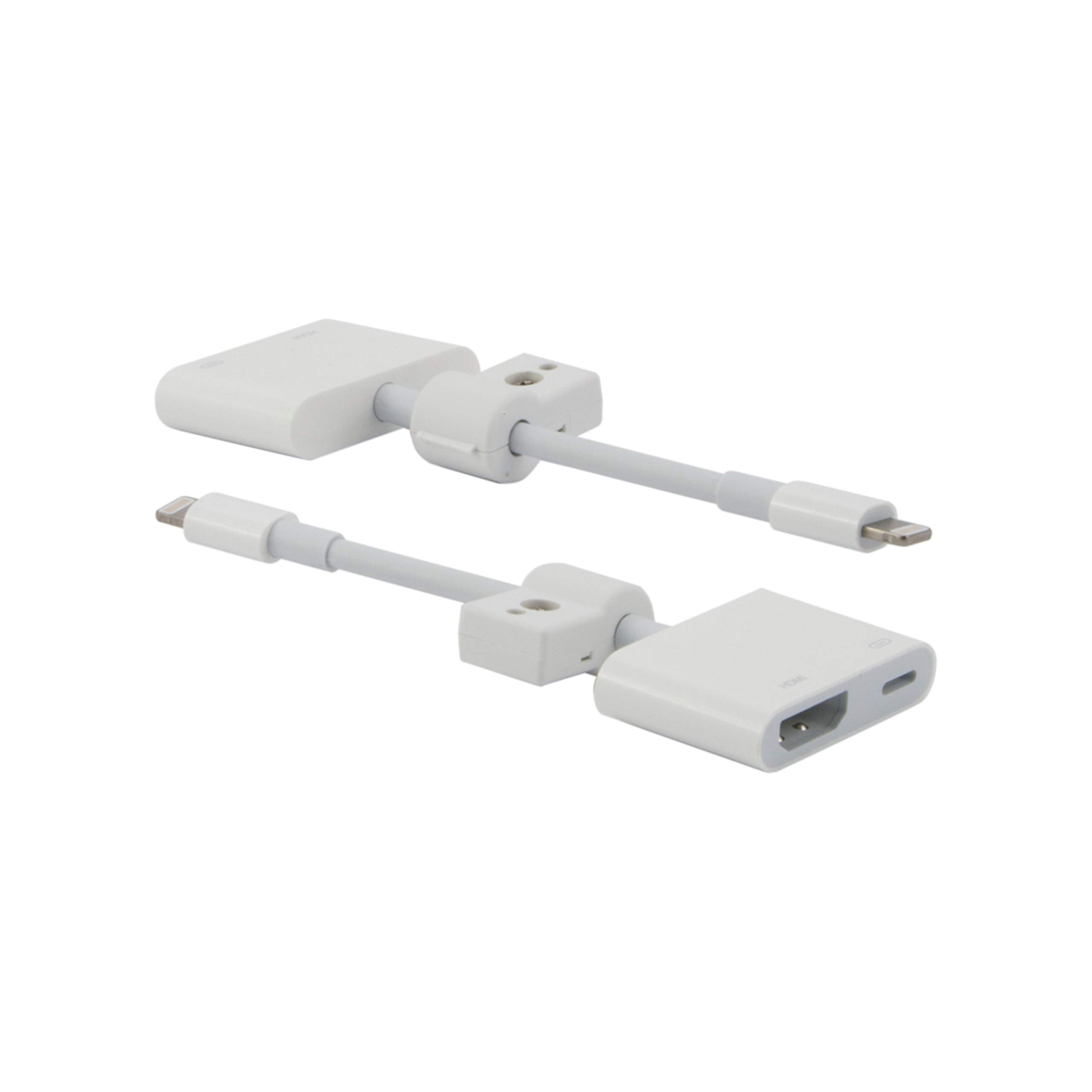 Premium 6ft HDMI Cable with Lightning Adapter for Apple Devices - 4K Ultra HD Video & Audio Transmission - Perfect for iPhone, iPad to TV/Monitor Connection