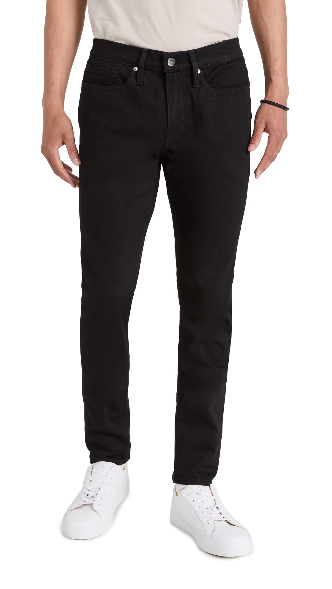 FRAME Men's L'Homme Skinny Fit Stretch Denim Jeans - Slim Tapered Comfortable Pants for Casual Wear & Night Out