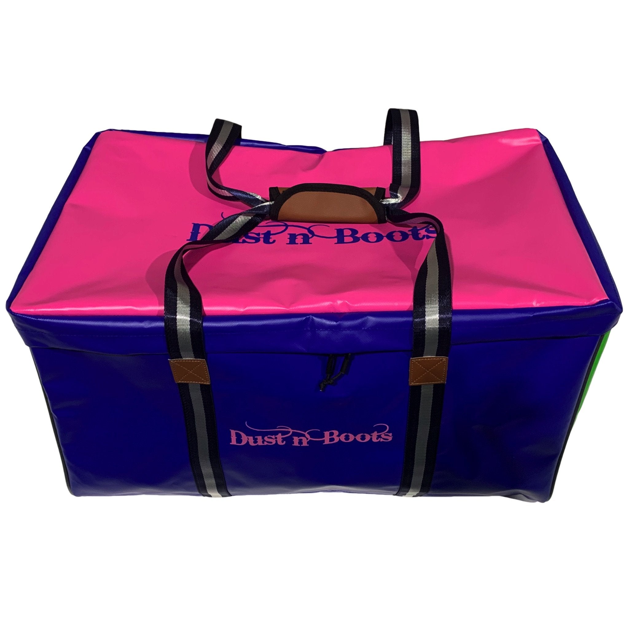 Premium Pink & Blue Vinyl Bags - Waterproof & Durable for Shopping, Travel, and Storage | Fashionable & Lightweight Carryall for Everyday Use