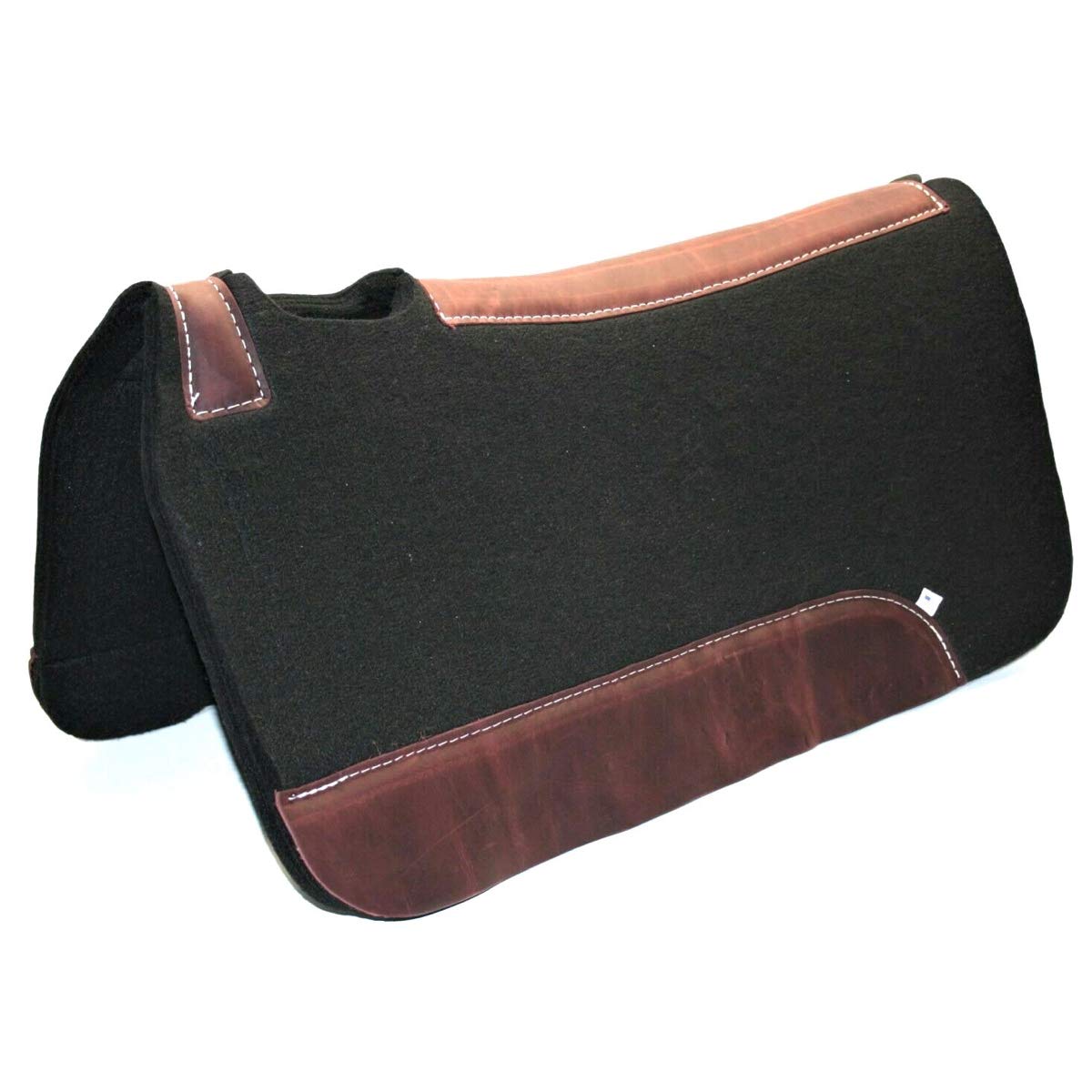 Mustang Black Felt Seat Pad for Motorcycles & Bikes