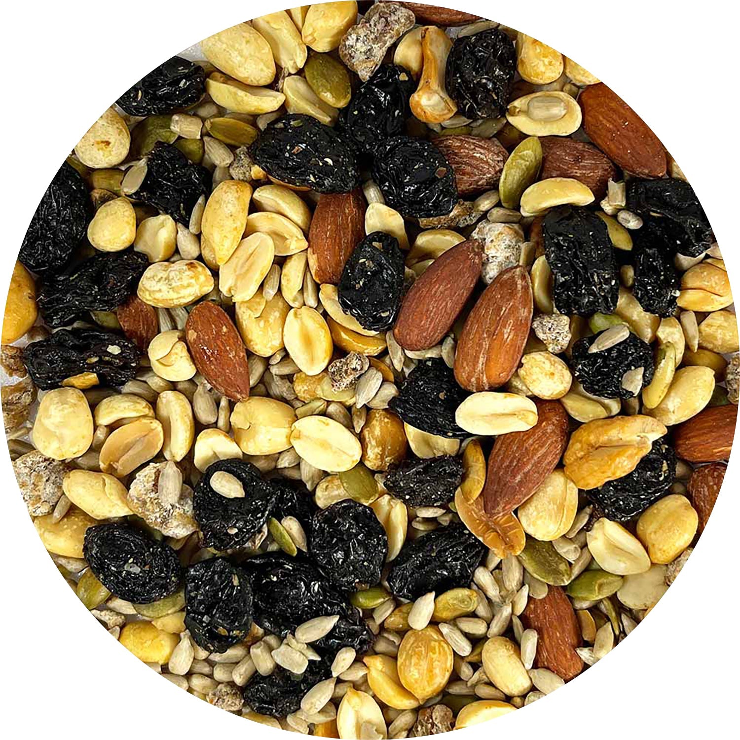 Jack's Snack Mix Roasted & Salted - 1.5lb Resealable Tub | Premium Trail Mix with Nuts & Dried Fruits | Perfect for Office Snacks, Hiking & Road Trips
