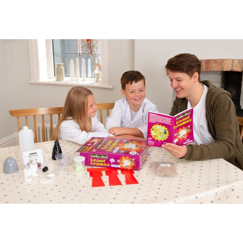 Horrible Science Explosive Experiments Kit - STEM Educational Science Toys for Kids | Perfect for Classroom Science Projects & Birthday Gifts