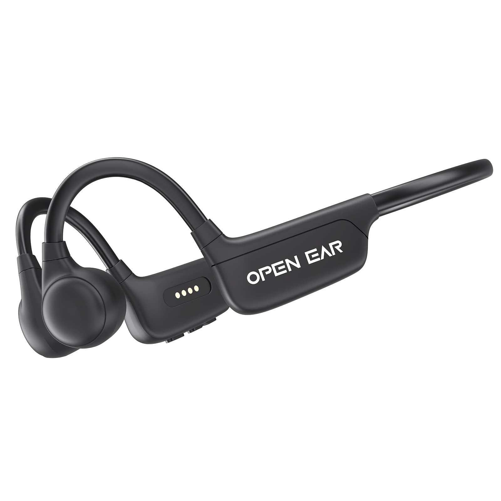 **Bone Conduction Headphones - Bluetooth 5.2 Wireless Open Ear Earbuds with Magnetic Charging, Built-in Mic, IPX5 Waterproof & Sweatproof for Running, Cycling, Driving, Workouts & Outdoor Sports**