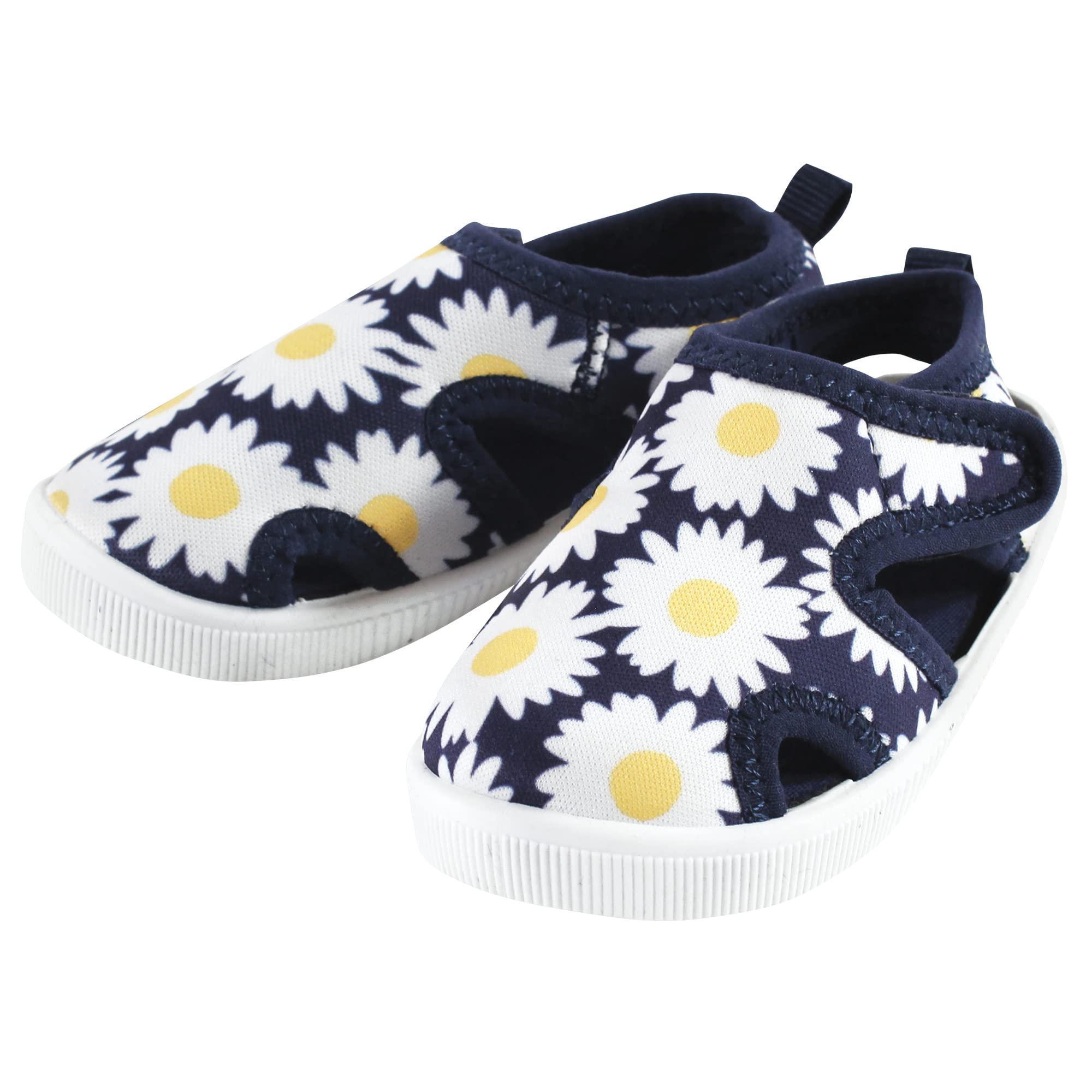 Hudson Baby Unisex Infant Sandals & Water Shoes - Daisy Print, Size 11 US - Perfect for Beach, Pool & Summer Outdoor Activities