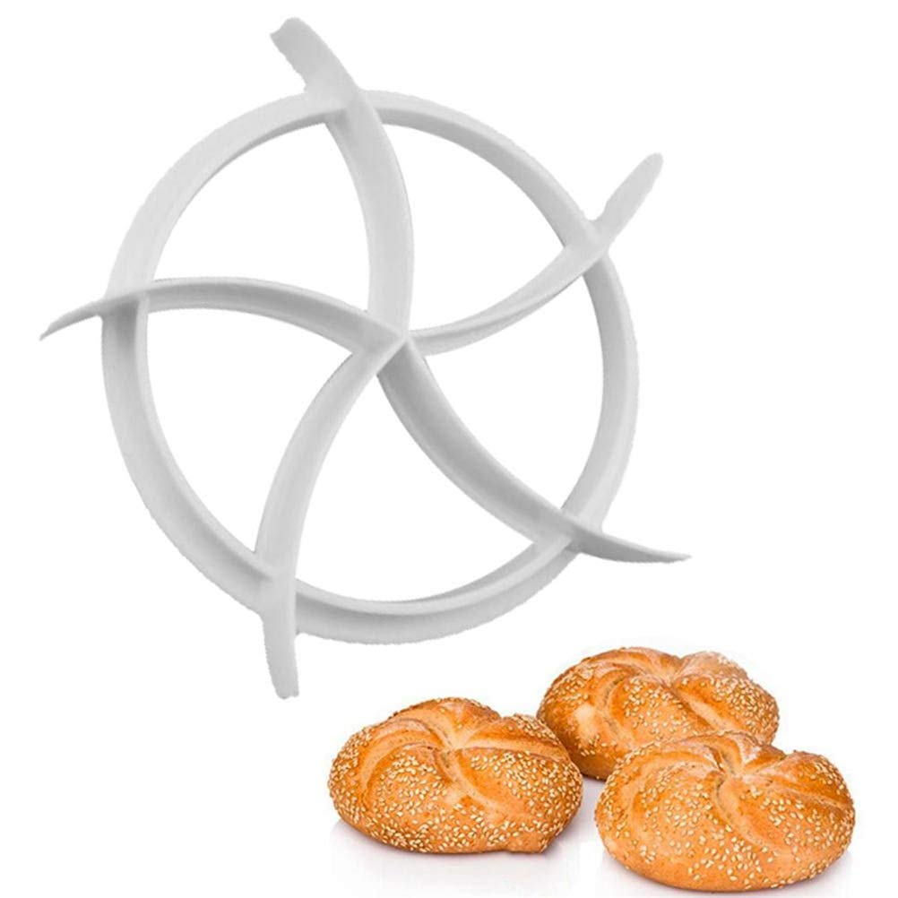 2PCS Bread Mold Cutter Set - Round & Oval Dough Press for Homemade Bread Rolls, Pastry Cutters - Perfect for Baking, DIY Bread Making & Kitchen Supplies (Ideal for Home Bakers, Party Snacks & Breakfast Preparation)