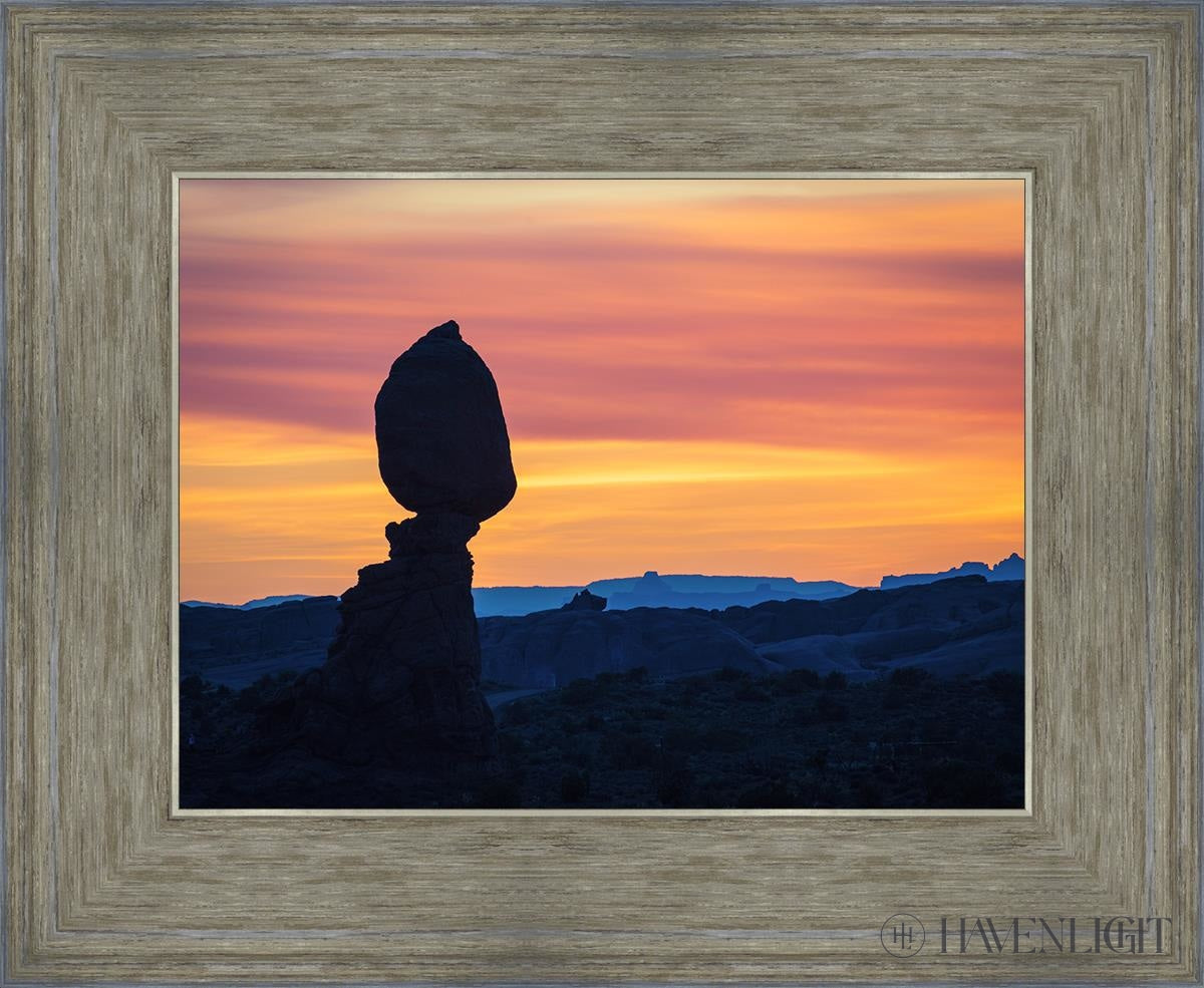 Balancing Rock at Sunset - Stunning Landscape Photo from Arches National Park Utah | Perfect for Wall Art, Home Decor & Travel Inspiration