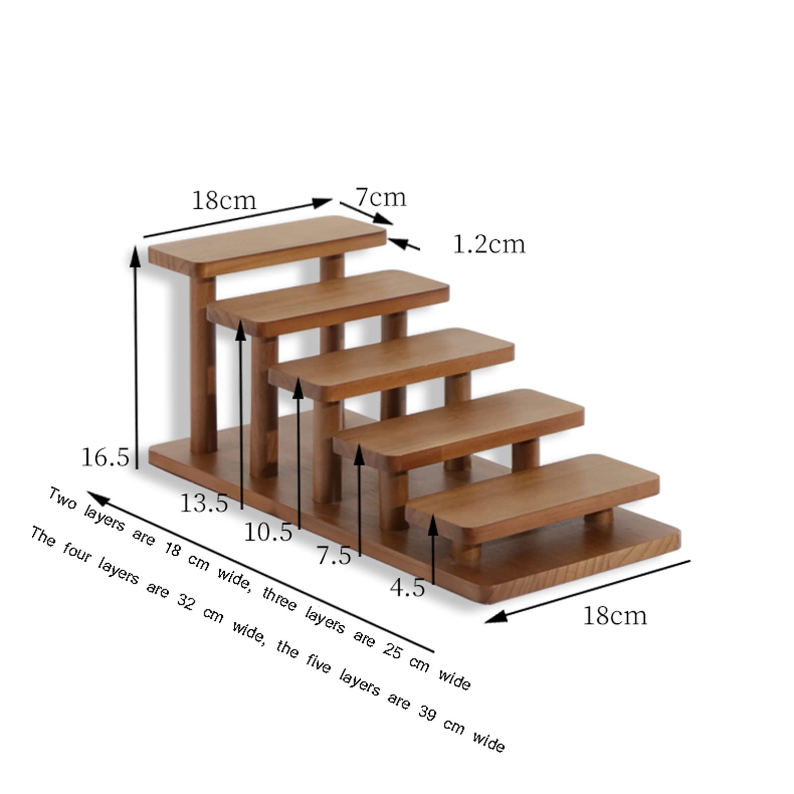 Wooden Eyeglass Display Stand - Multi-Purpose Glasses & Jewelry Organizer for Home Decor (Size: 4) | Perfect for Retail Stores, Bedroom Vanity & Gift Packaging