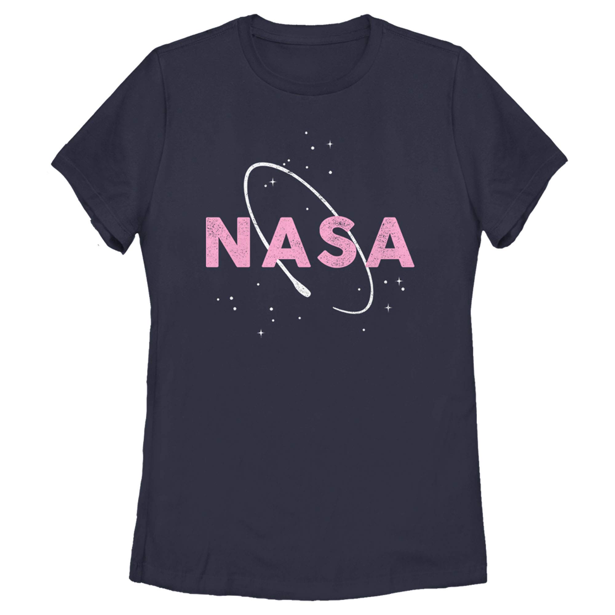 NASA Logo Space Ring Graphic Women's T-Shirt - Stylish Casual Tee for Everyday Wear, Space Enthusiasts & Gift Giving