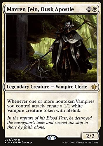 Magic: The Gathering MTG Singles - Mavren Fein, Dusk Apostle (24) Ixalan XLN, White Card (XLN24) for Commander & Standard Deck Building