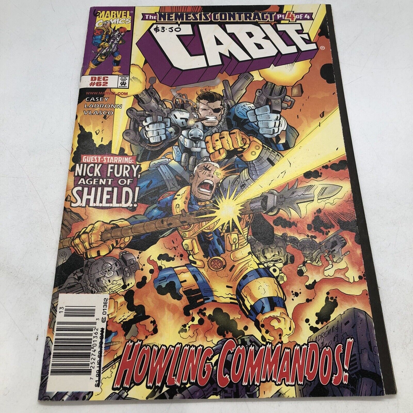 Marvel Cable #62 Comic Book - X-Men Superhero Graphic Novel for Collectors & Fans | Perfect for Reading, Gifting & Display