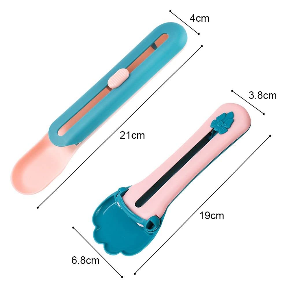 Gofidin 2PCS Cat Food Spoon - Squeeze Strip Pet Feeder for Wet Food, Multi-Functional Silicone Spoon for Cats & Dogs - Perfect for Travel, Feeding, and Portion Control