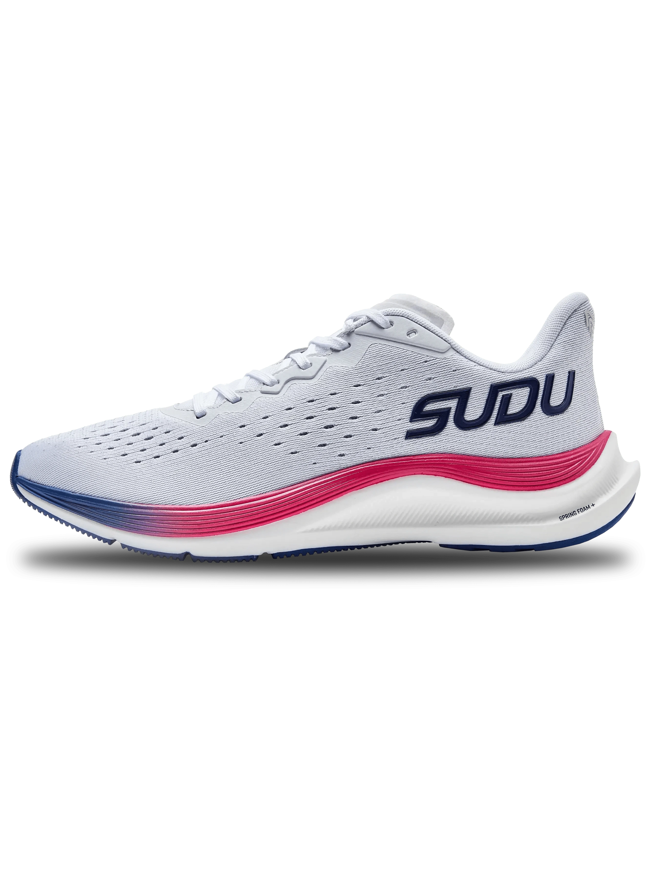 SRM 01 Running Shoes for Women - Lightweight Breathable Gym Workout Sneakers - White & Pink Color - Perfect for Jogging, Training & Fitness Activities