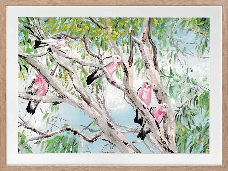 Backyard Buddies Framed Art Print - Nature Inspired Wall Decor for Home & Office - Perfect for Living Room, Bedroom, or Nursery Decor