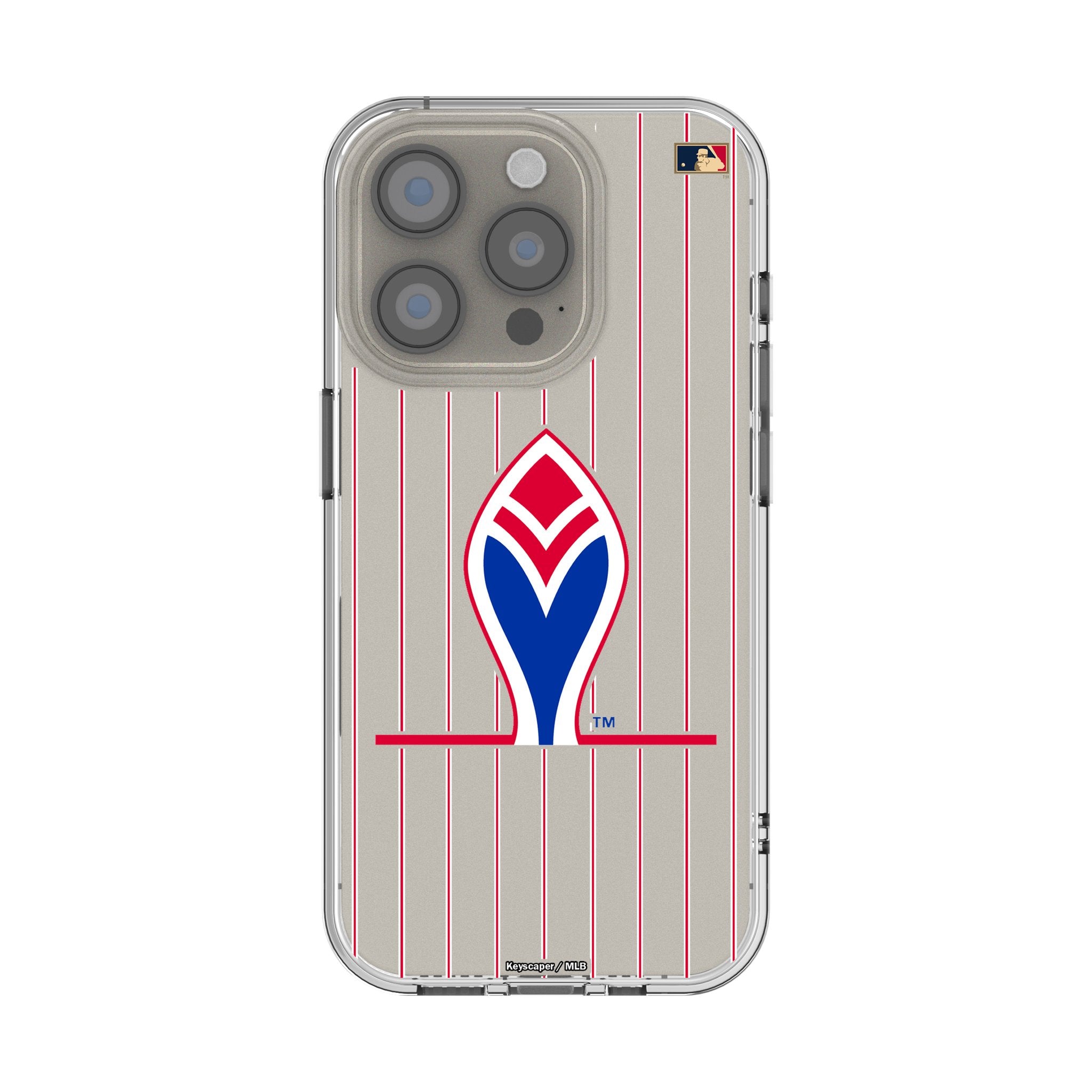 Atlanta Braves 1972-1975 Cooperstown Collection Pinstripe Clear Phone Case for iPhone - Perfect for Baseball Fans & Game Day Protection