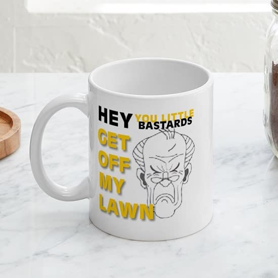 Funny Coffee Mug for Seniors - 11 oz (325 ml) Ceramic Tea Cup with Humorous Sayings - Perfect Gift for Retirement, Birthdays & Office Use