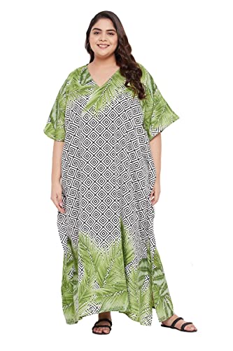 Green Caftan Cover Up