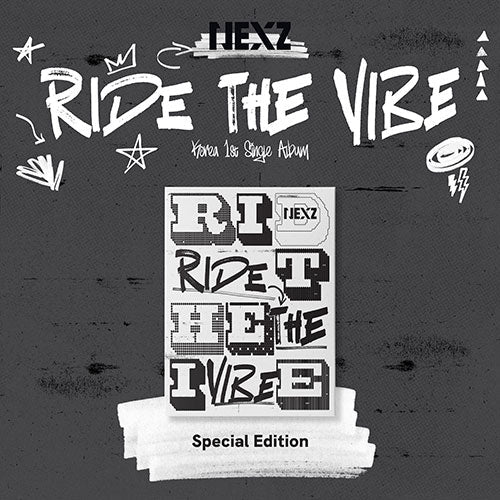 NEXZ 1ST SINGLE ALBUM 'RIDE THE VIBE' (SPECIAL EDITION) - K-Pop Music CD for Fans, Collectors & Gift Giving - Perfect for Dance Practice, Car Rides & Party Playlists