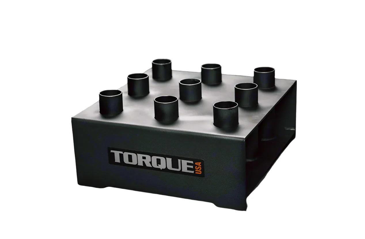 Heavy-Duty Torque Vertical Bar Storage Rack for Home Gym & Garage Organization - Perfect for Dumbbells, Barbells & Fitness Equipment Storage