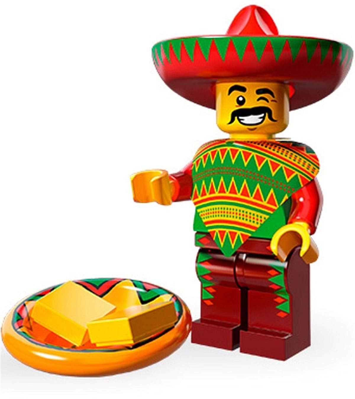 LEGO The Lego Movie Collectible Series Minifigure - Taco Tuesday Guy (71004) | Limited Edition Building Toy for Kids & Adults | Perfect for Movie Fans, Collectors & Play Scenes