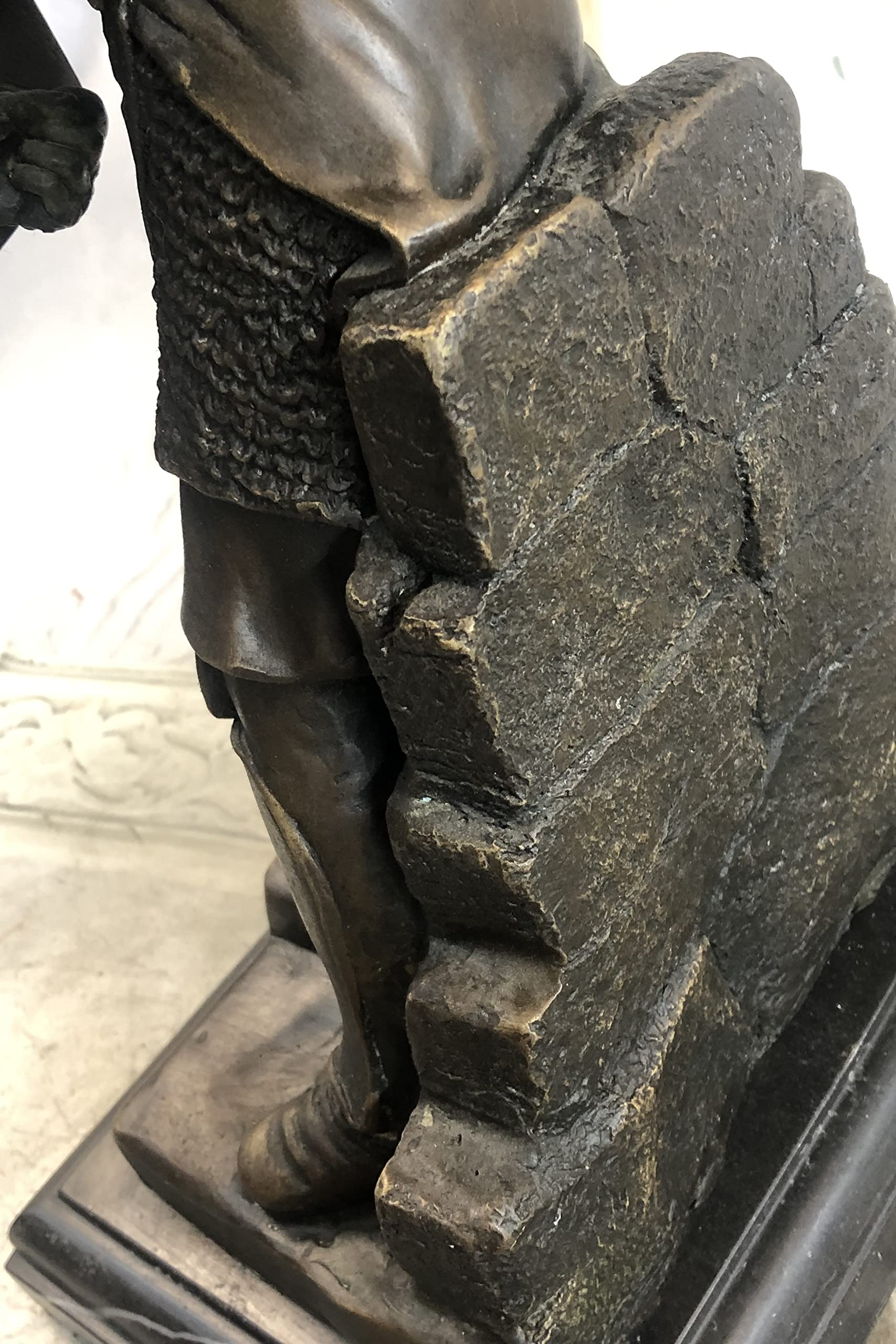 Handmade Japanese Samurai Warrior Bronze Sculpture - Kamiko Heavy Art Hot Cast Statue | Perfect for Home Decor, Office Display, and Gift for History Enthusiasts