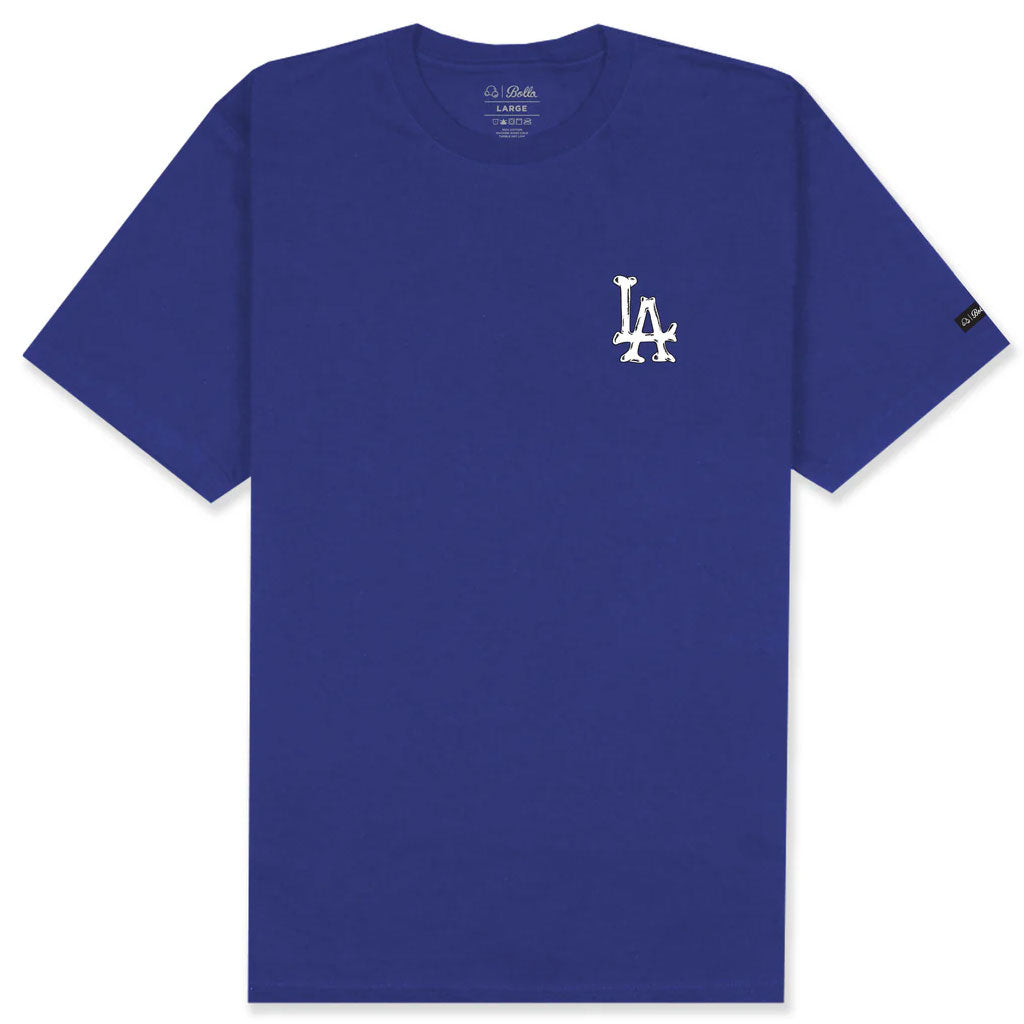 Bolla Insignia City LA Short Sleeve T-Shirt for Men - Cobalt Blue Casual Tee for Streetwear & Everyday Outfits