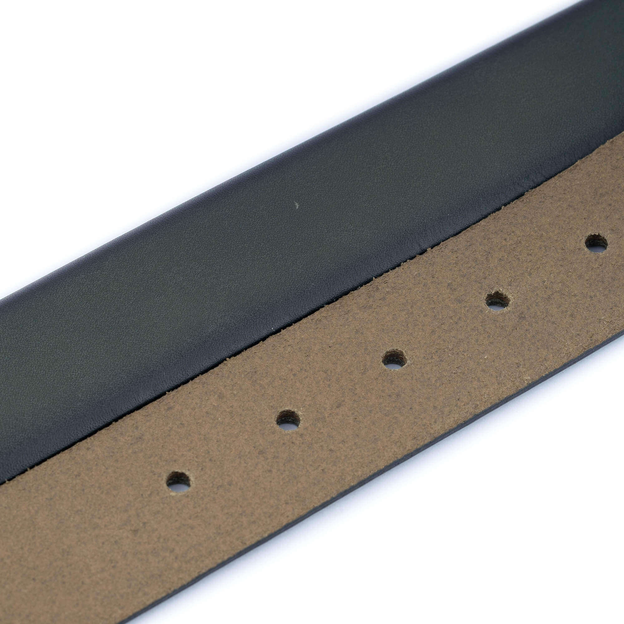 Olive Green Leather Belt Strap for Women - Ferragamo Buckle Replacement - Perfect for Casual, Office & Formal Outfits