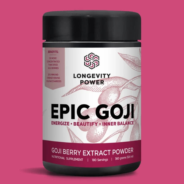 Epic Goji Berries - Organic Dried Superfood for Energy & Immunity Boost - Perfect for Smoothies, Snacks & Healthy Recipes