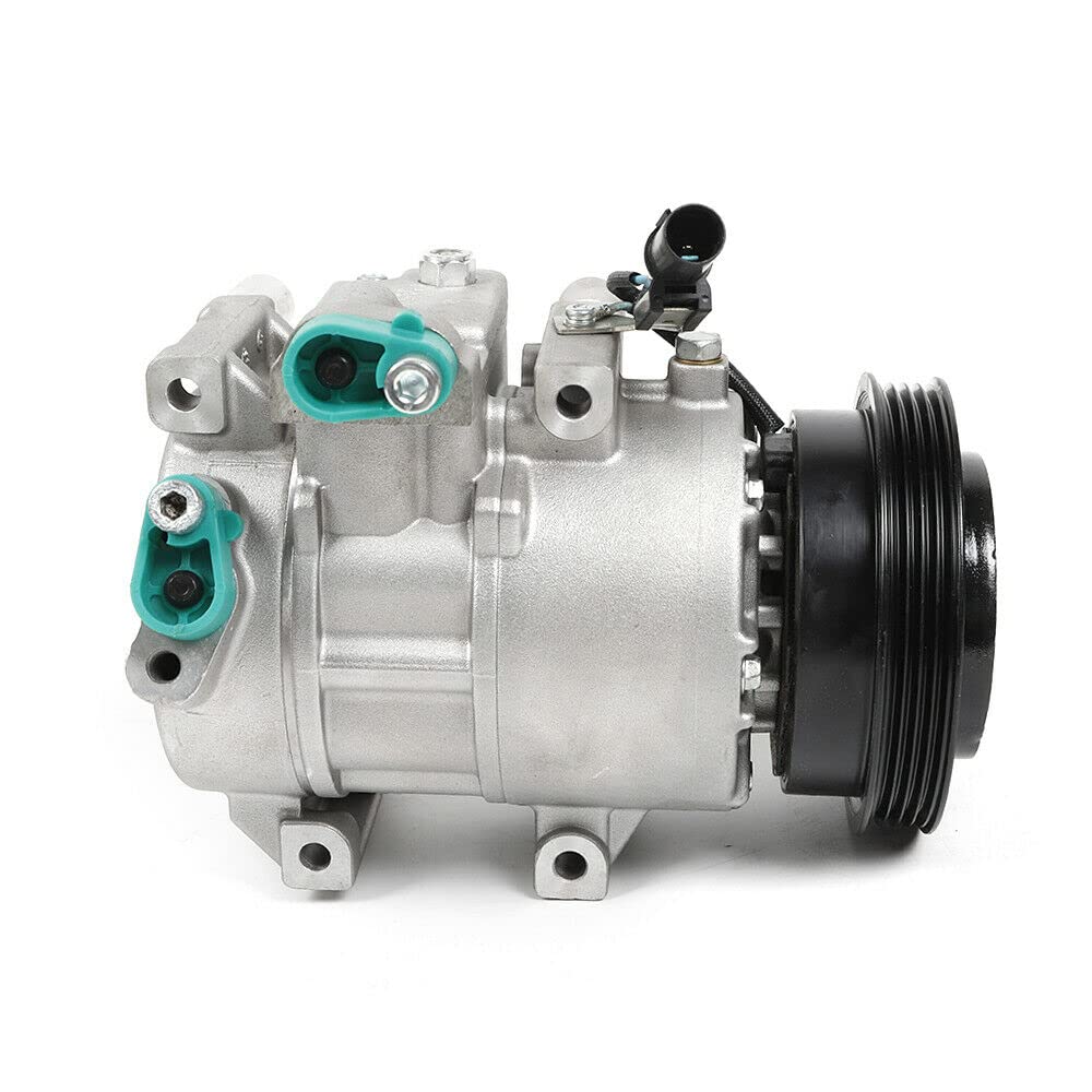 Kia Spectra 2.0L AC Compressor with Clutch - Compatible with 2007-2009 Kia Spectra & Spectra5 2.0L Models | Perfect for AC System Repair & Replacement | Ideal for Summer Cooling & Road Trips