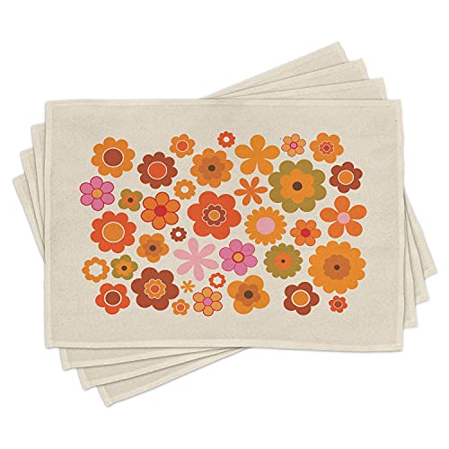 Beige Orange Pale Pink
