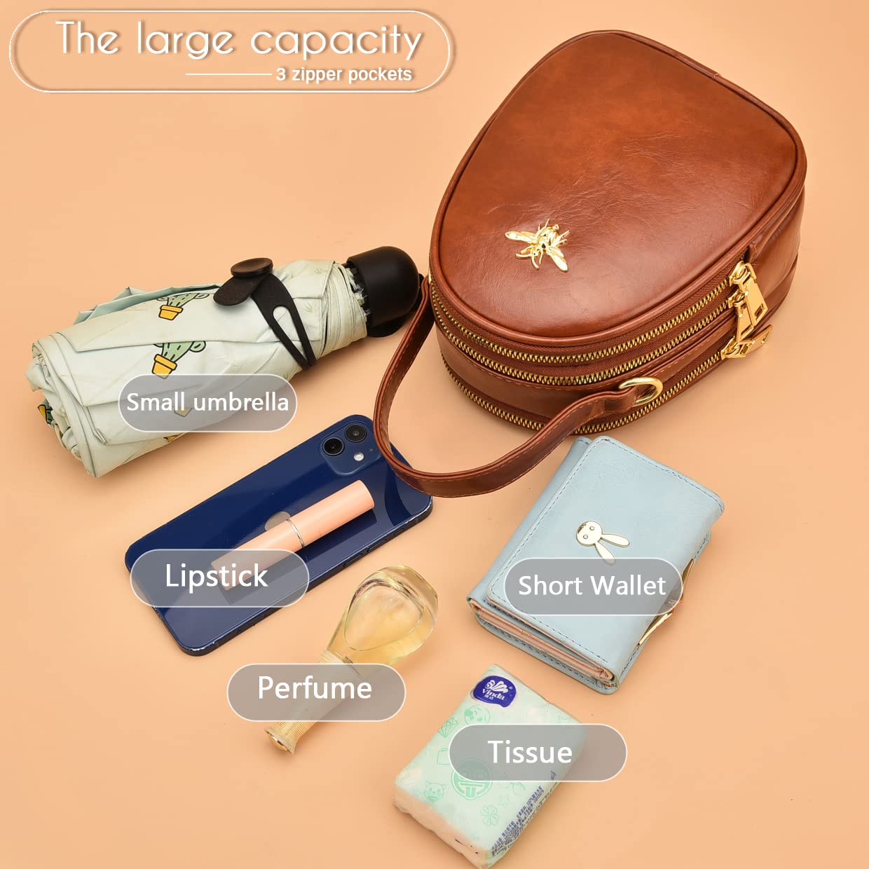 Stylish Women's Small Crossbody Bag - Fashionable Shoulder Purse & Messenger Handbag for Daily Use, Travel, and Shopping