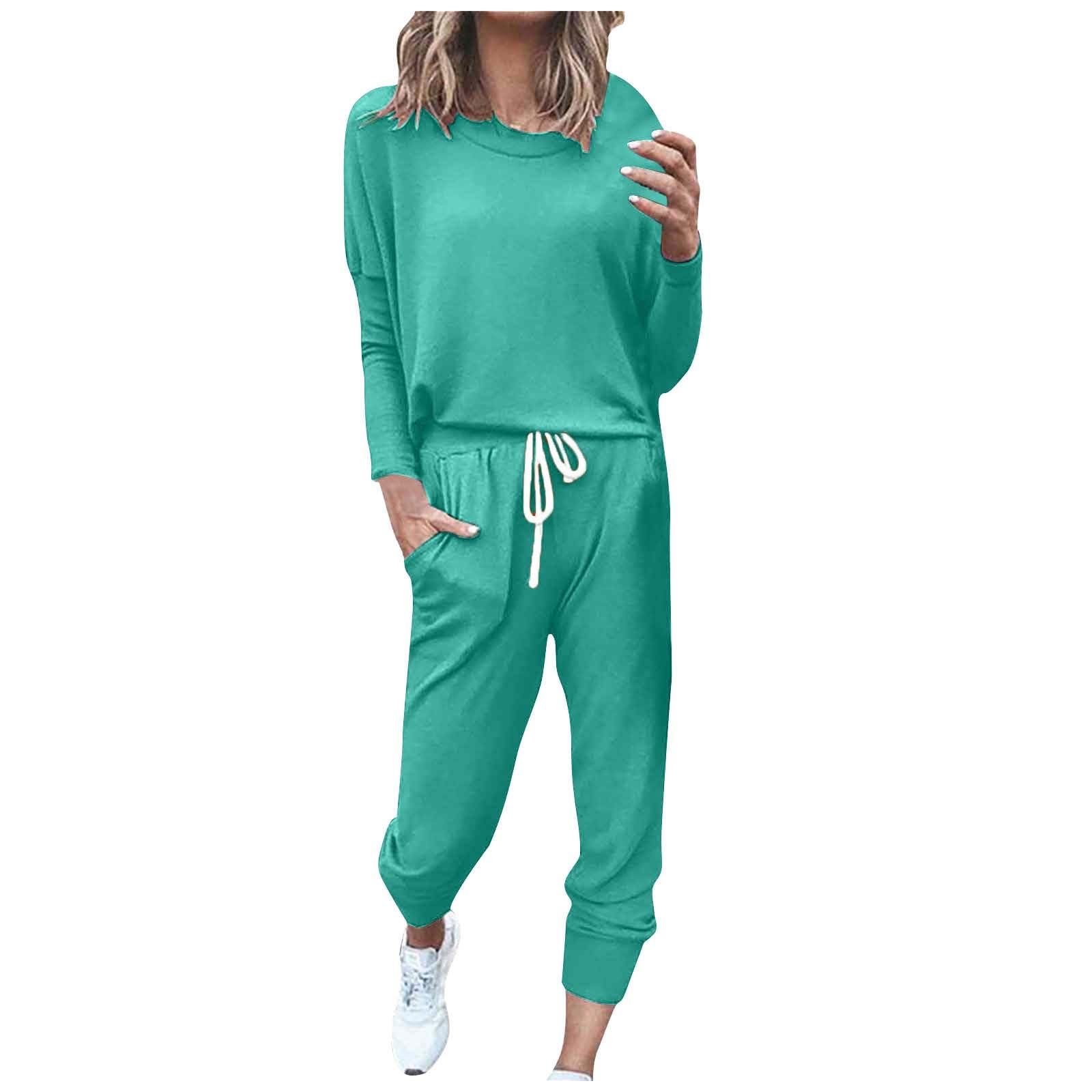 2023 Women's Lounge Sets - Long Sleeve Fall Romper & Matching Two-Piece Pants Outfit | Cozy Homewear & Club Wear | Prime Day Deals