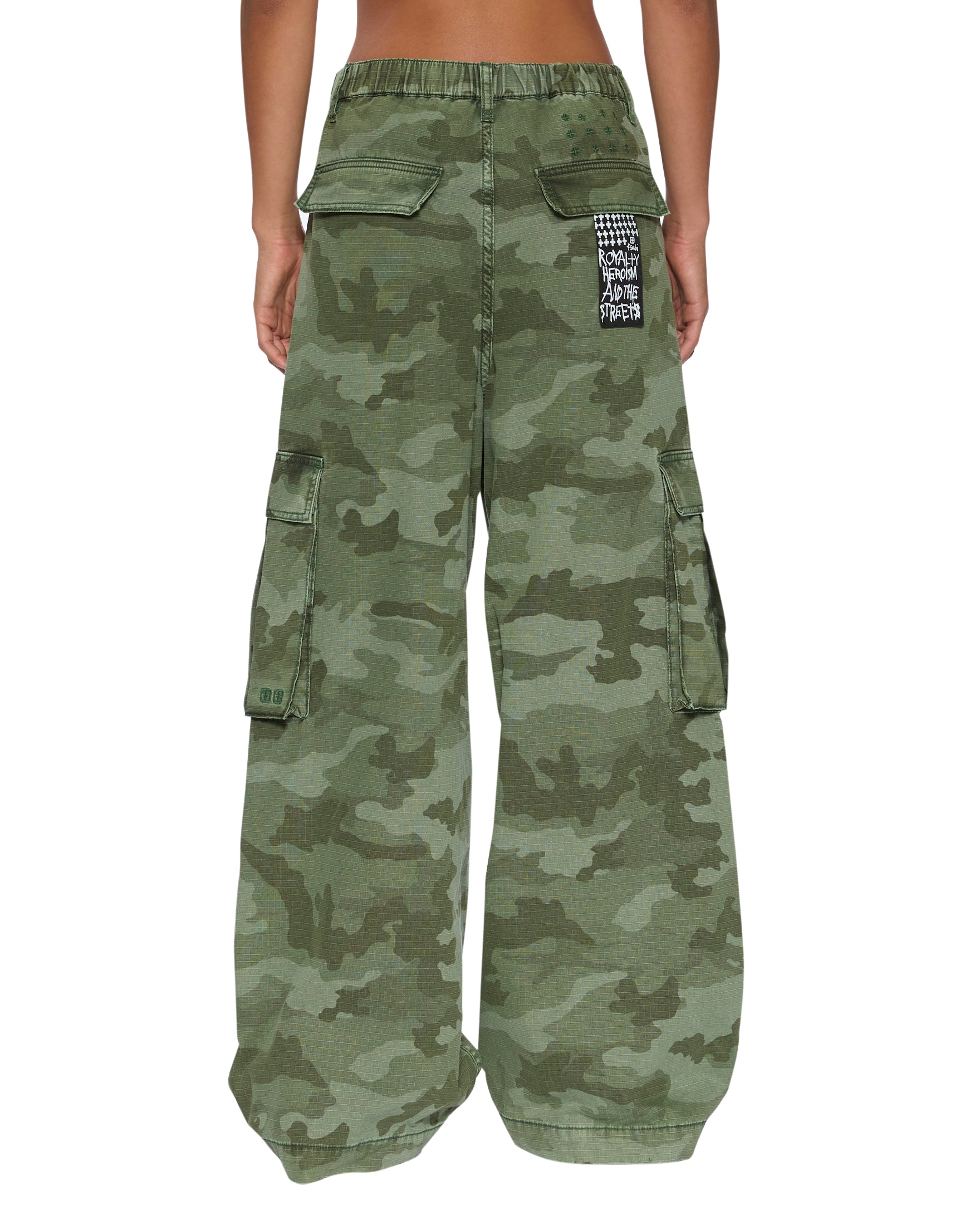 KSUPER Men's Cargo Pants with Hash Camo Print - Durable Tactical Pants for Outdoor, Hiking, Work & Casual Wear