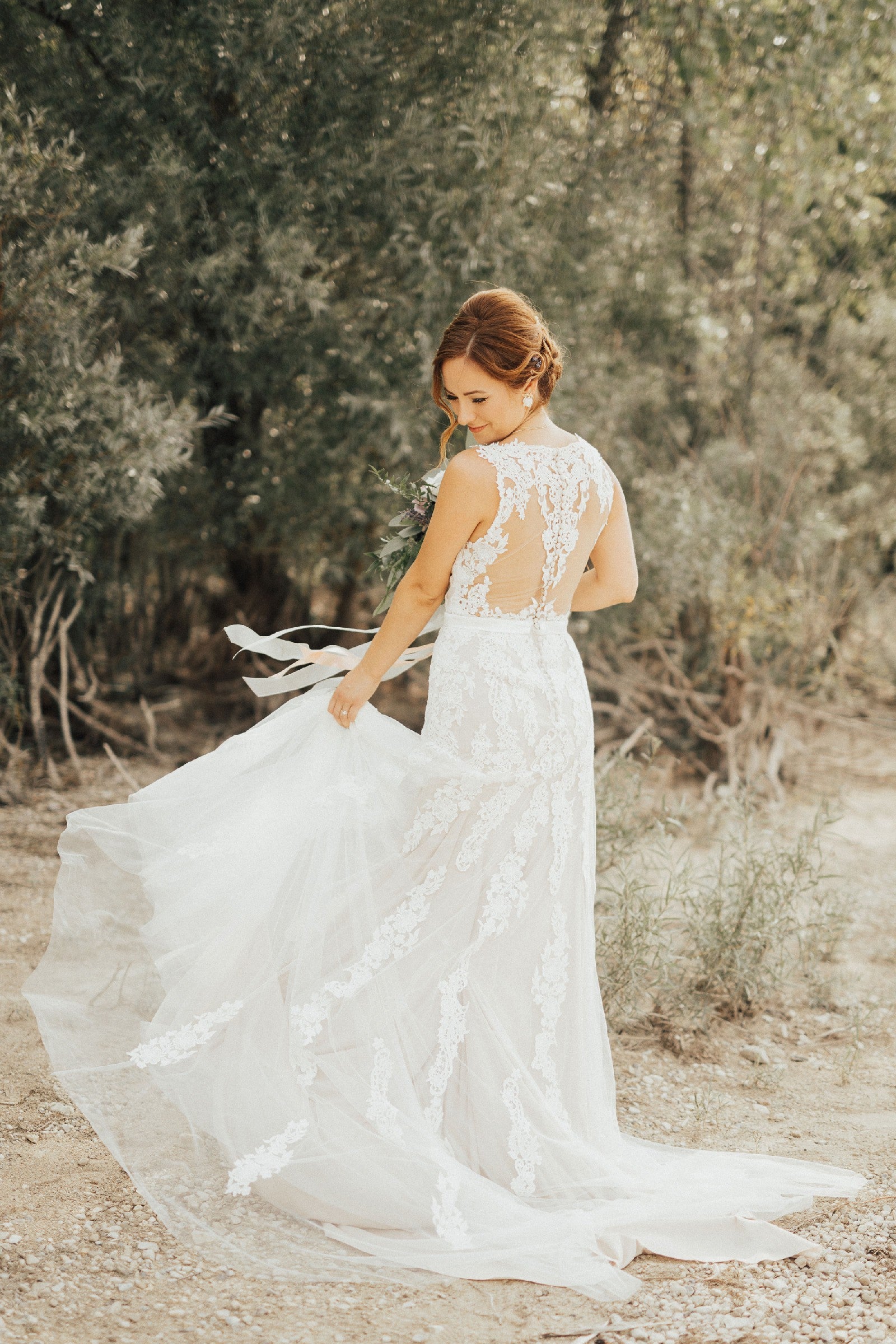 BHLDN Whispers & Echoes Monarch Gown - Elegant Wedding Dress for Brides | Perfect for Beach, Garden & Formal Ceremonies