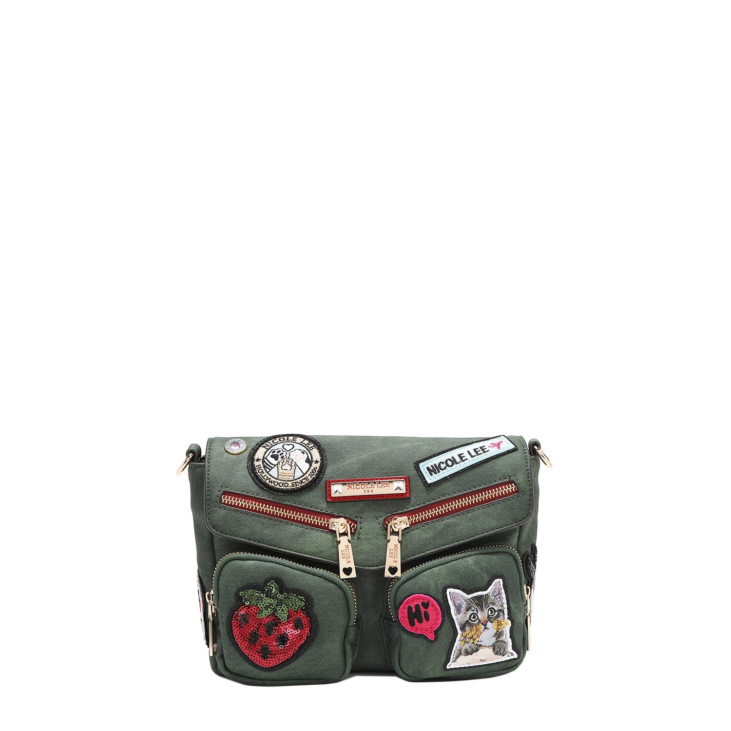 Stylish Multi-Patch Flap Crossbody Bag for Women - Trendy Boho Shoulder Purse - Perfect for Travel, Shopping & Everyday Use