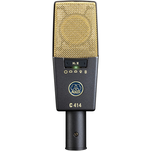 AKG C414 XLII Large Diaphragm Multipattern Condenser Microphone - Professional Studio Recording, Podcasting & Live Performance