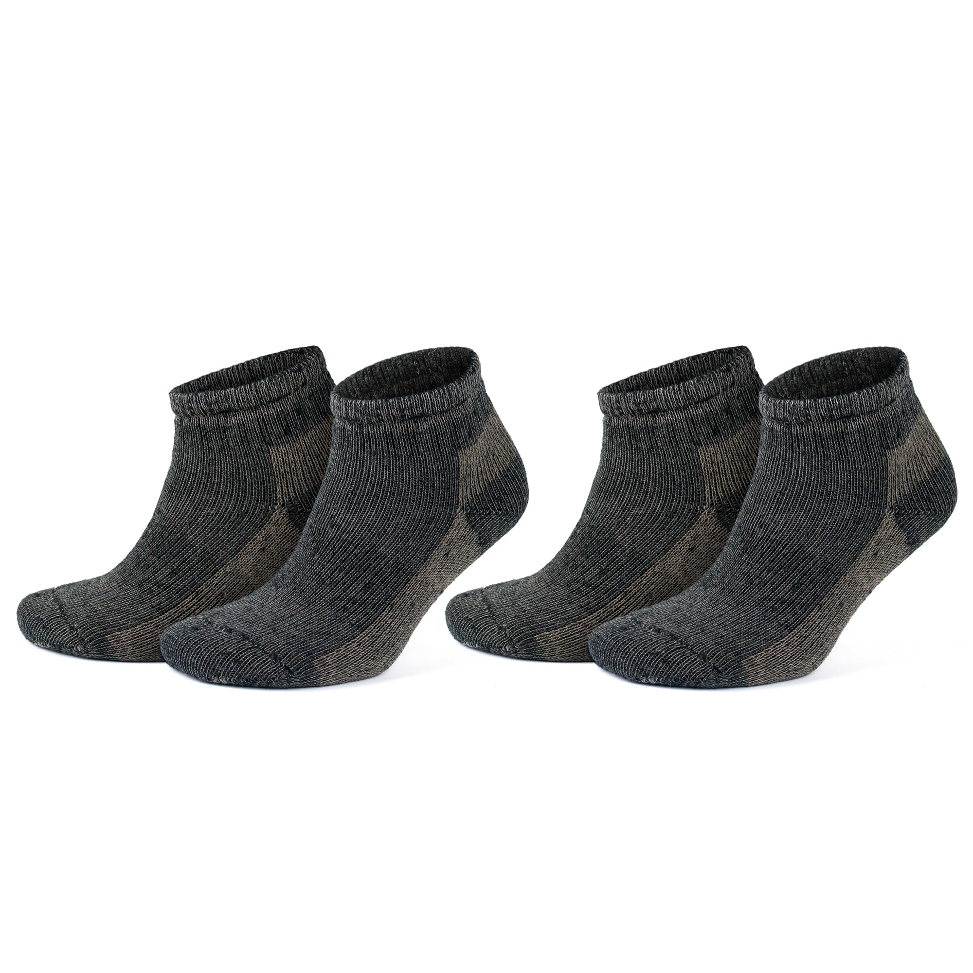 GoWith Alpaca Wool Low-Cut Hiking Socks for Men & Women - Cushioned Terry Warm Thermal Thick Merino Blend Socks for Camping, Trekking & Outdoor Adventures